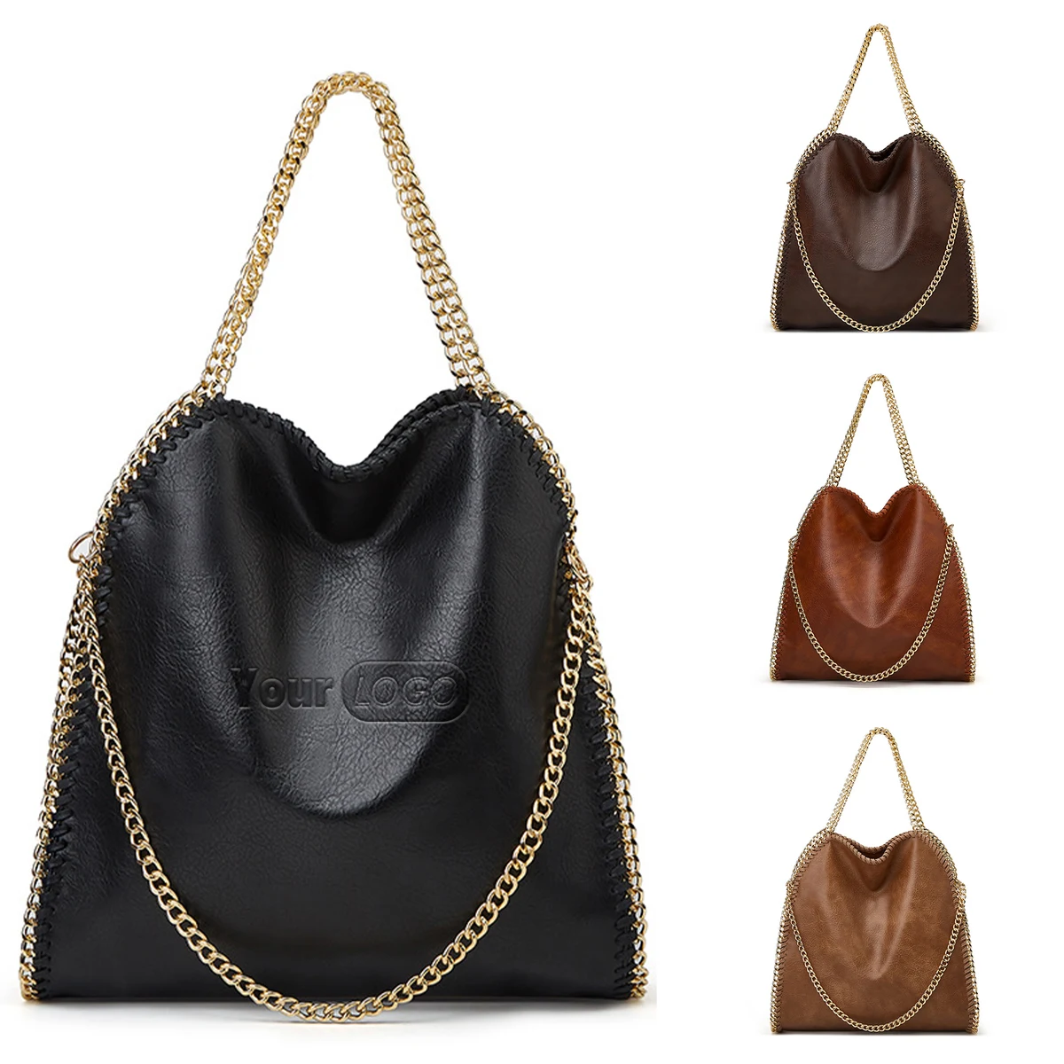 PU Chain minimalist cross-body bag 1
