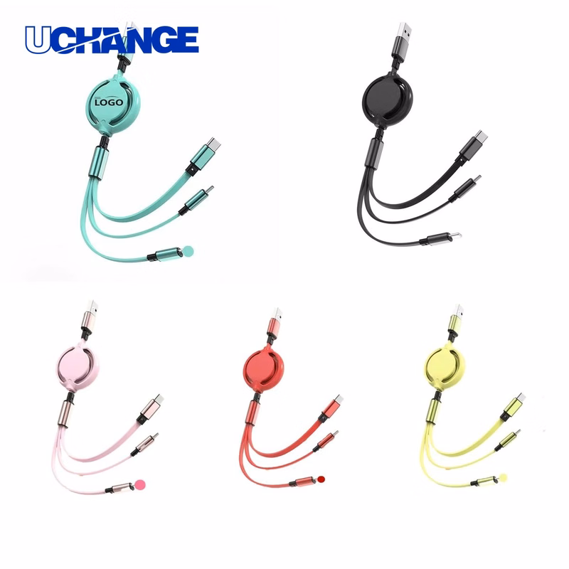 Telescopic 3-in-1 Data Cable