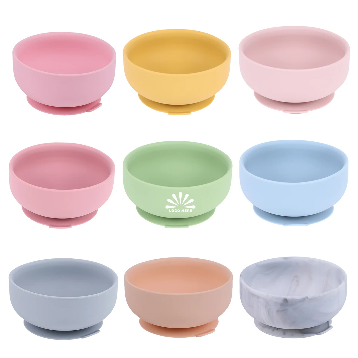 Baby Food Grade Silicone Food Bowl 1