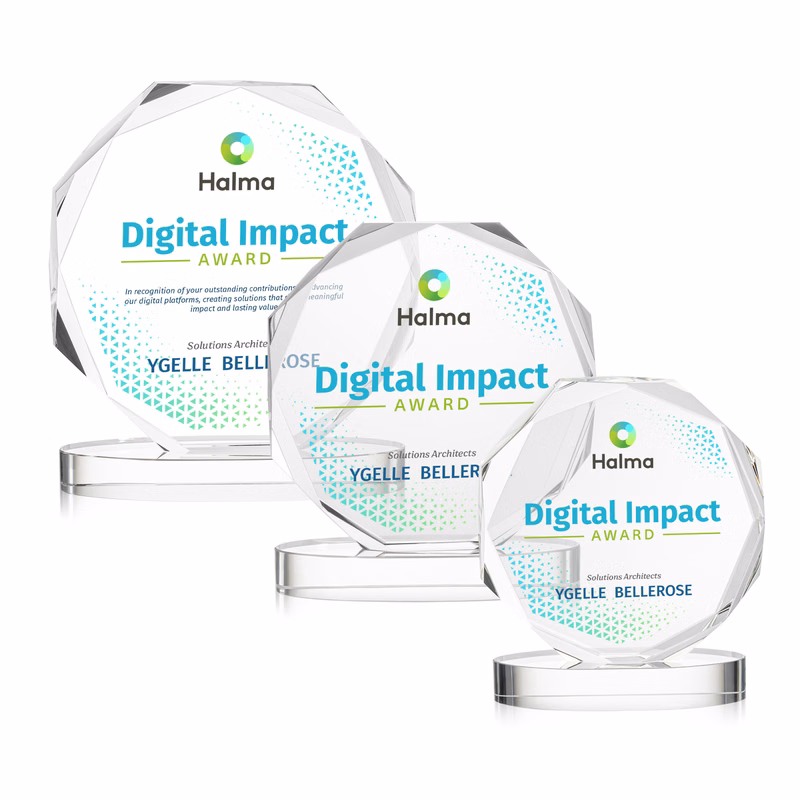Acadian VividPrint™ Award on Alberton Base - Clear