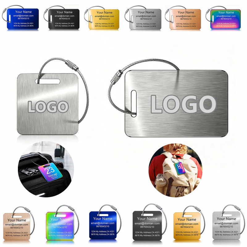 Stainless Steel Baggage Tag
