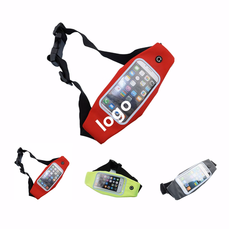 Foam Waist Bag Fitness Fanny Pack With Ear Phone