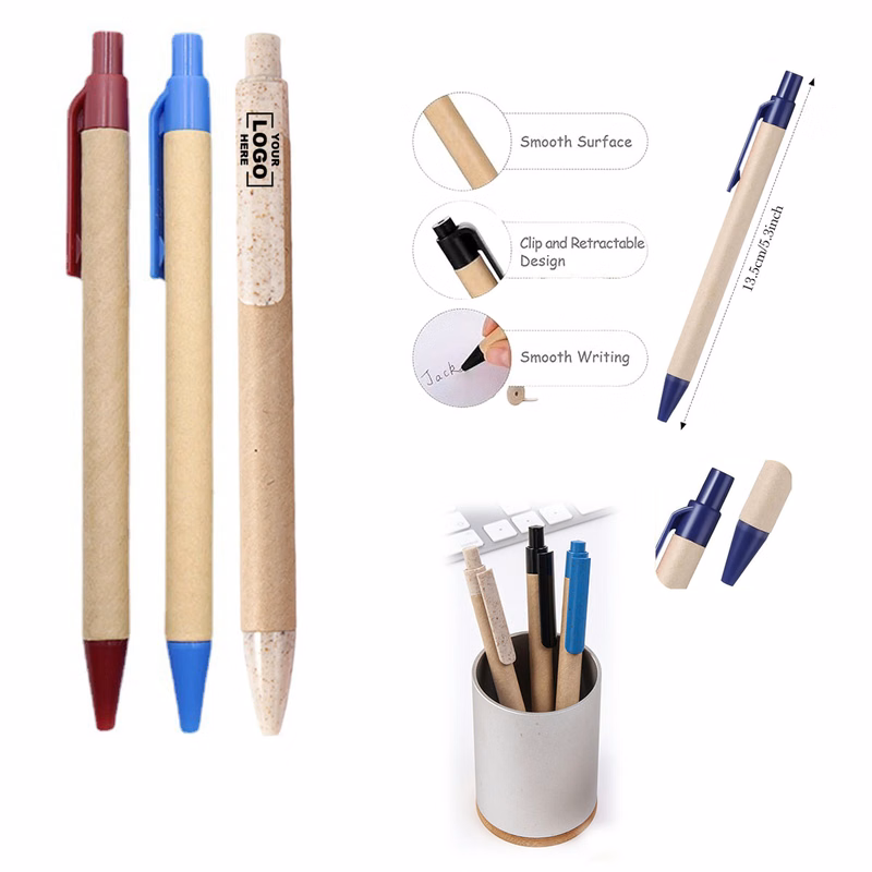 Recycled Kraft Paper Ballpoint Pen 