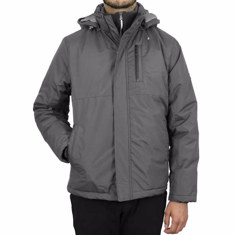 Men's Parka Jackets Gray S-2XL