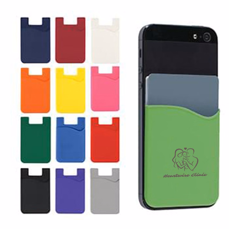 Silicone Card Sleeve for Mobile Phones