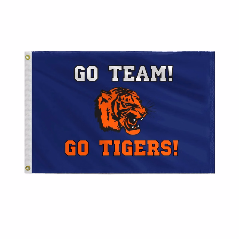 Tiger Mascot Flags