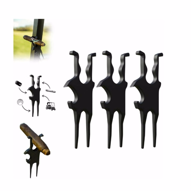 Golf Versatile Cigar Clip Beer Shotgun and Divot Tool
