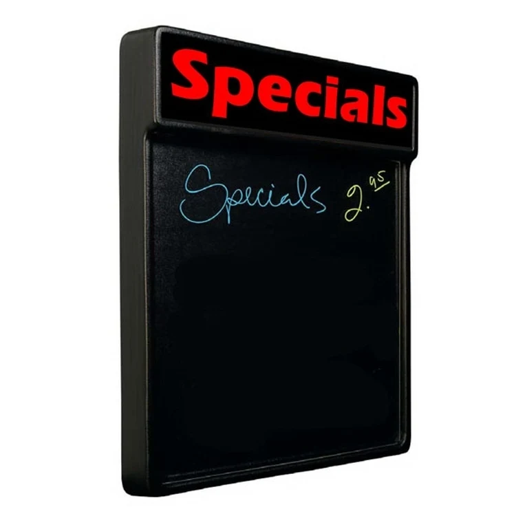 20"x25" Illuminated Write-On Board Simulated Neon Sign 1