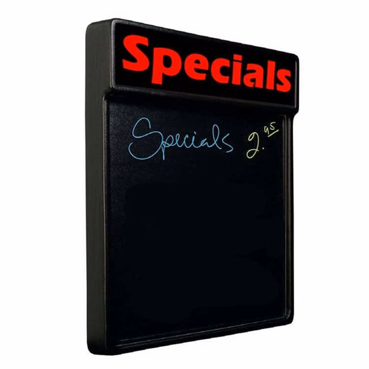 20"x25" Illuminated Write-On Board Simulated Neon Sign