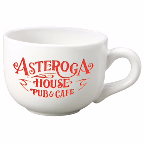 16 oz. White Latte Stoneware Mug