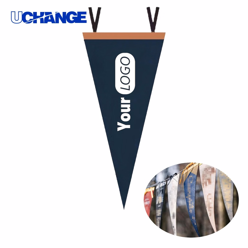 Full Color Felt Triangle Pennant Flag