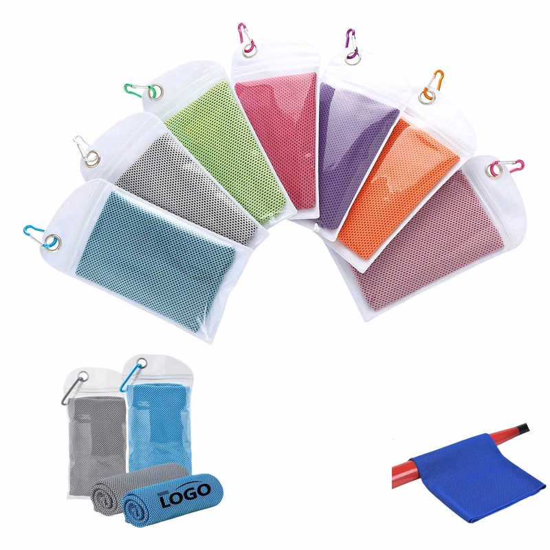Cooling Towel With Carabiner Clip