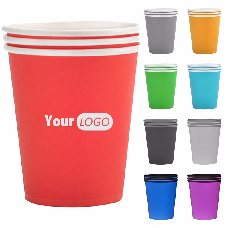 Paper Custom 9 Oz Pms Color Cups For Stylish Branding