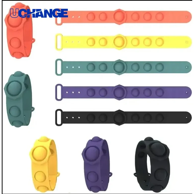 Silicone Stress Bubble Wristband Wearable Fidget Band 1