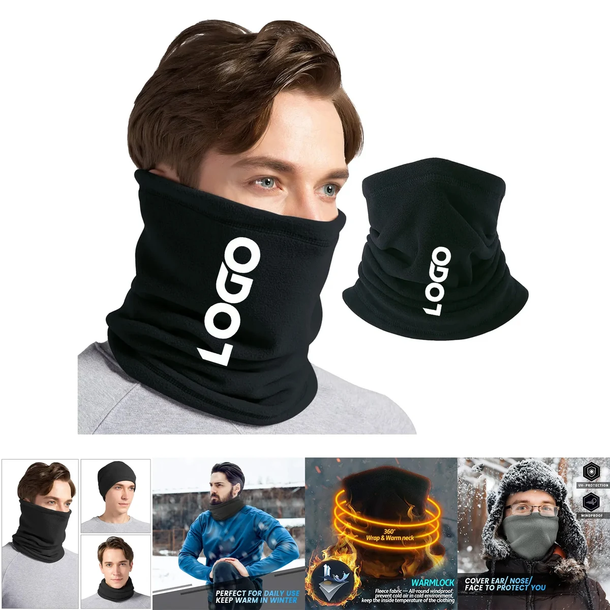 Fleece Neck Warmer Gaiter 1