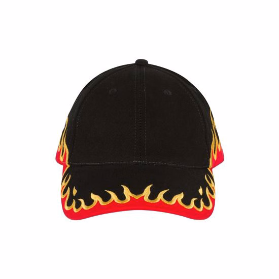 Brushed Heavy Cotton with Edge Flame