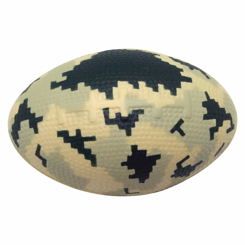 Digital Camo Football Stress Reliever