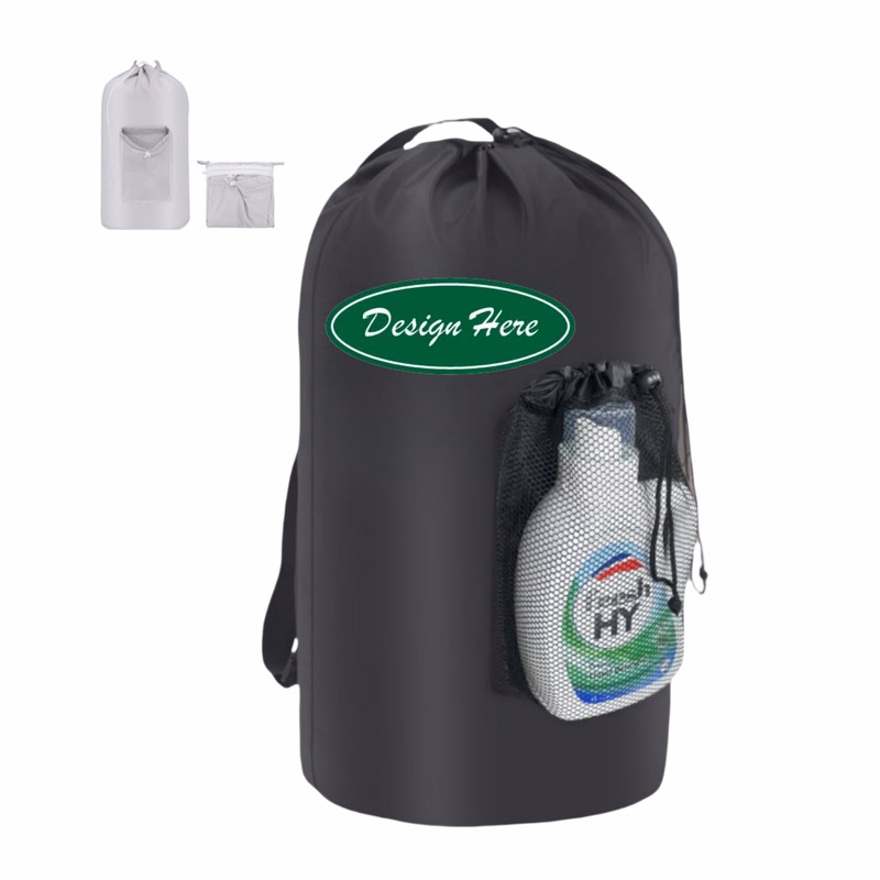 Oxford Laundry Backpack With Shoulder