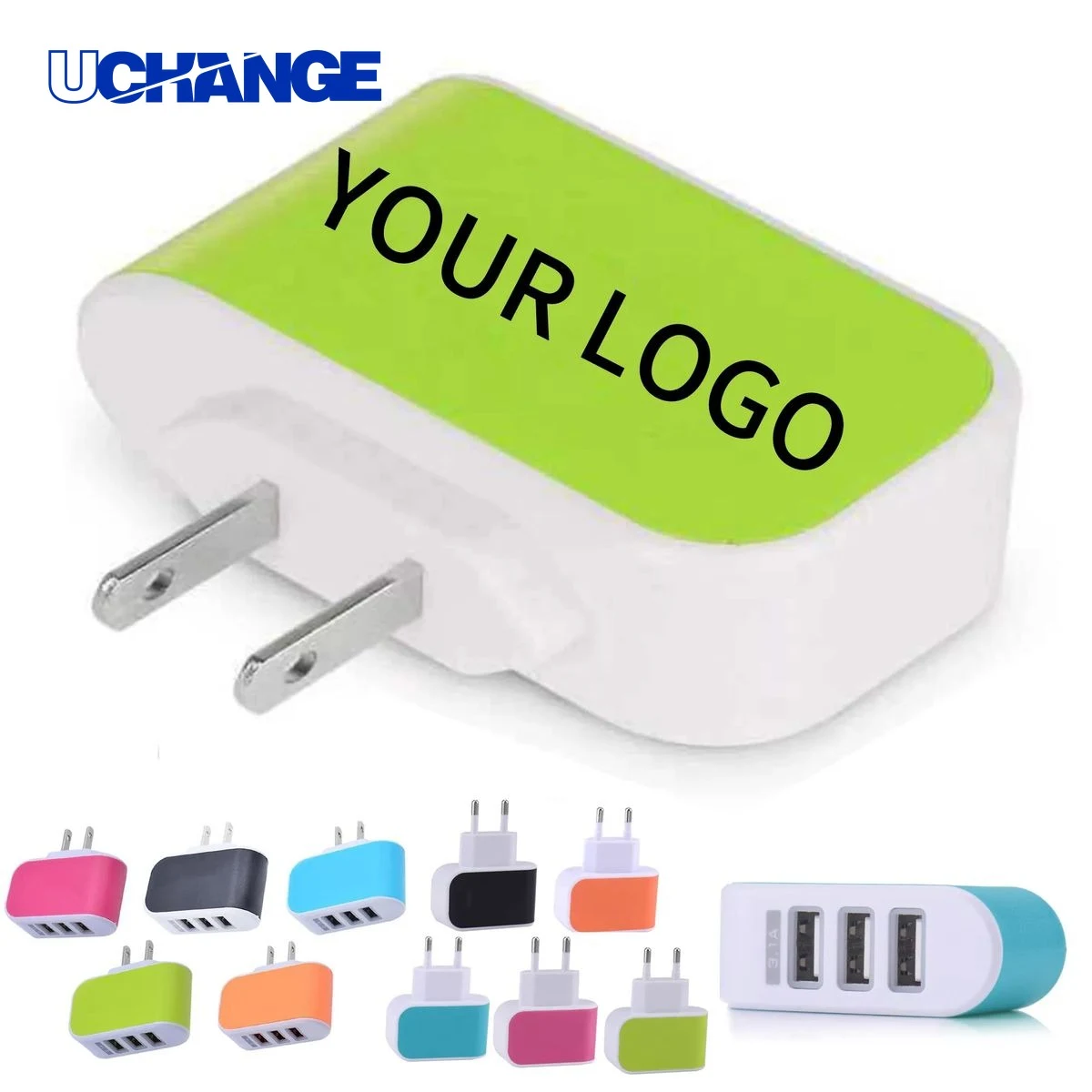 Compact 3 USB LED Charger 1
