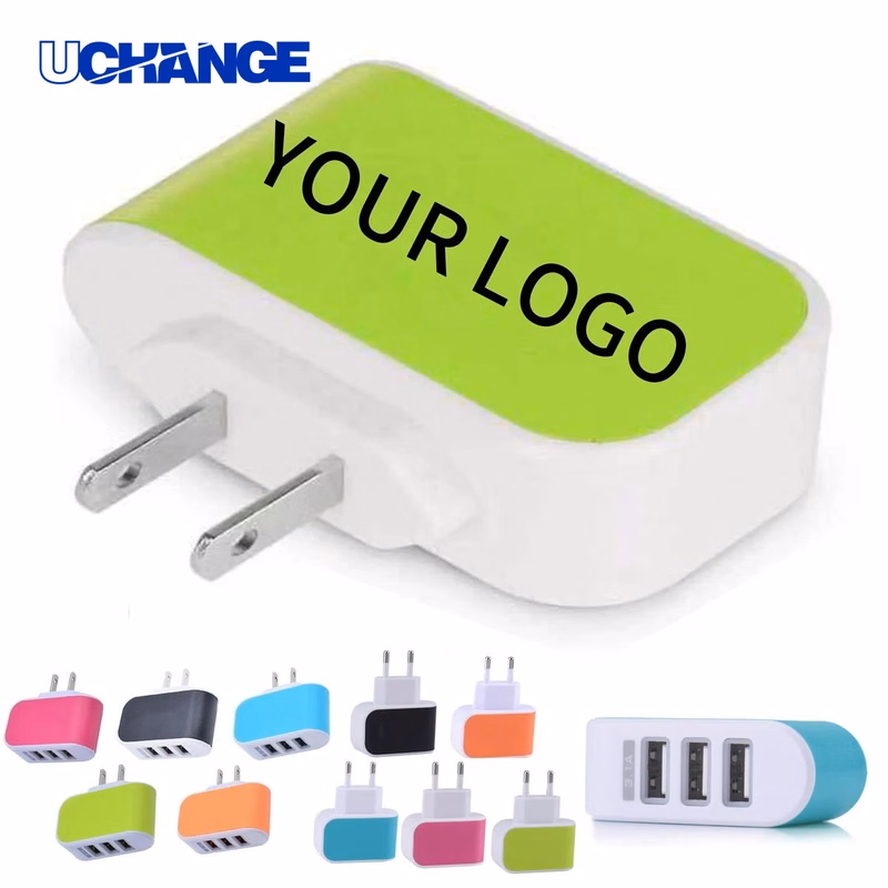 Compact 3 USB LED Charger