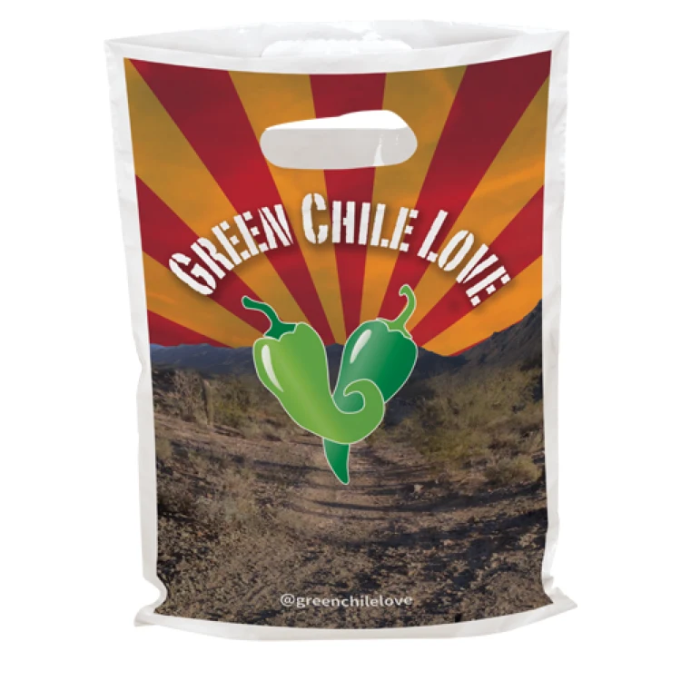 Digital Full Color 2-Sided Plastic Bag (9" x 13") 1
