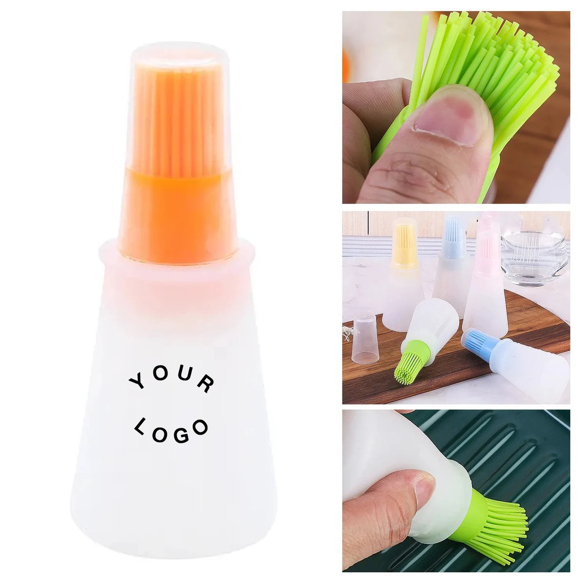 Refillable Silicone Brush for Glazing and Sauces 1