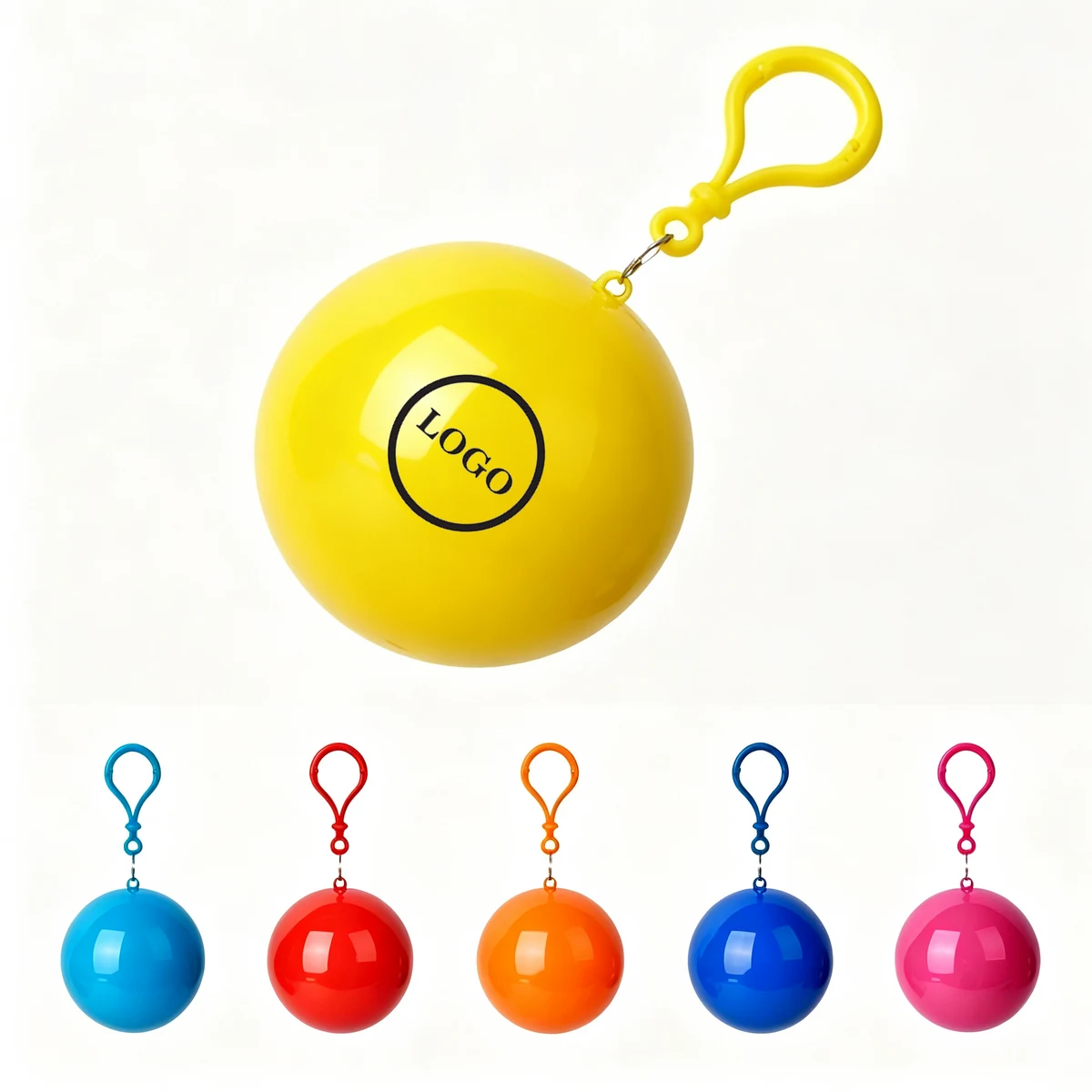 Compact Emergency Rain Poncho Ball 1