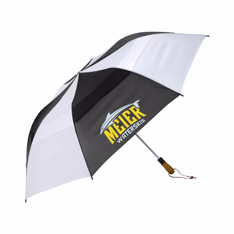 Shed Rain™ Windjammer® 58" Vented Wooden-Handled Auto-Open Jumbo Compact Umbrella
