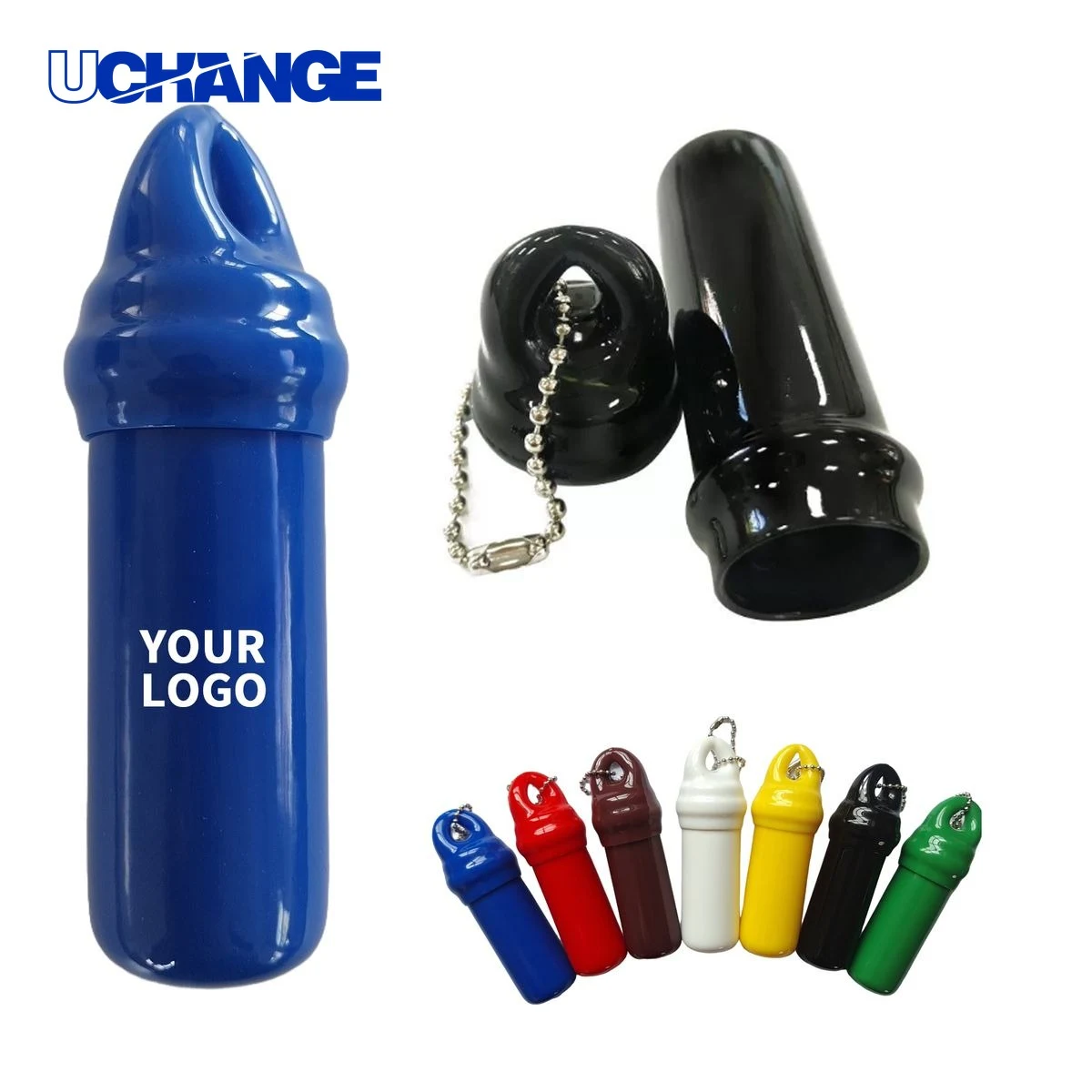 PVC Floating Key Holder with Beaded Ball Chain 1