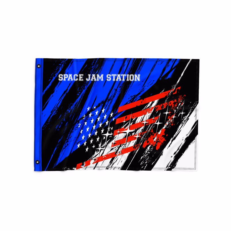 Double-Sided Dye Sublimation 2-Layer 8ft x 5ft Flag