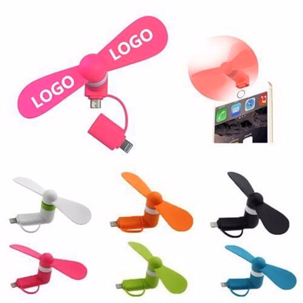 2-in-1 Cell Phone Fan