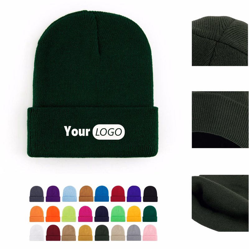 Unisex Cozy Knitted Beanie for Fall and Winter