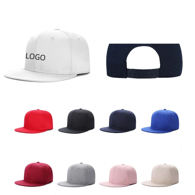 6 Panels Flat Bill Cap 1