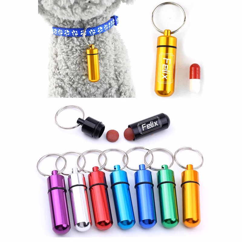 Pill Box Key Tag