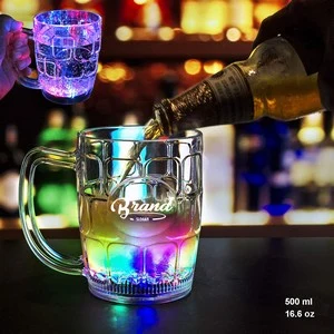 16.6 Oz Glow LED Beer Mug Flashing Cup 1