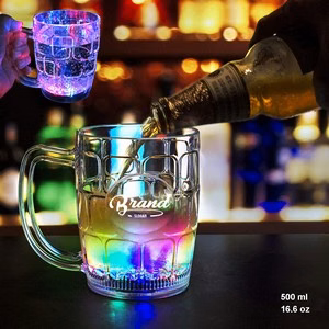 16.6 Oz Glow LED Beer Mug Flashing Cup