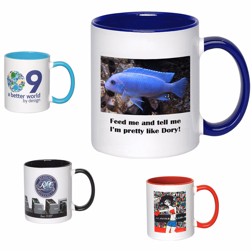 11oz. C-Handle Full Color Ceramic Mug