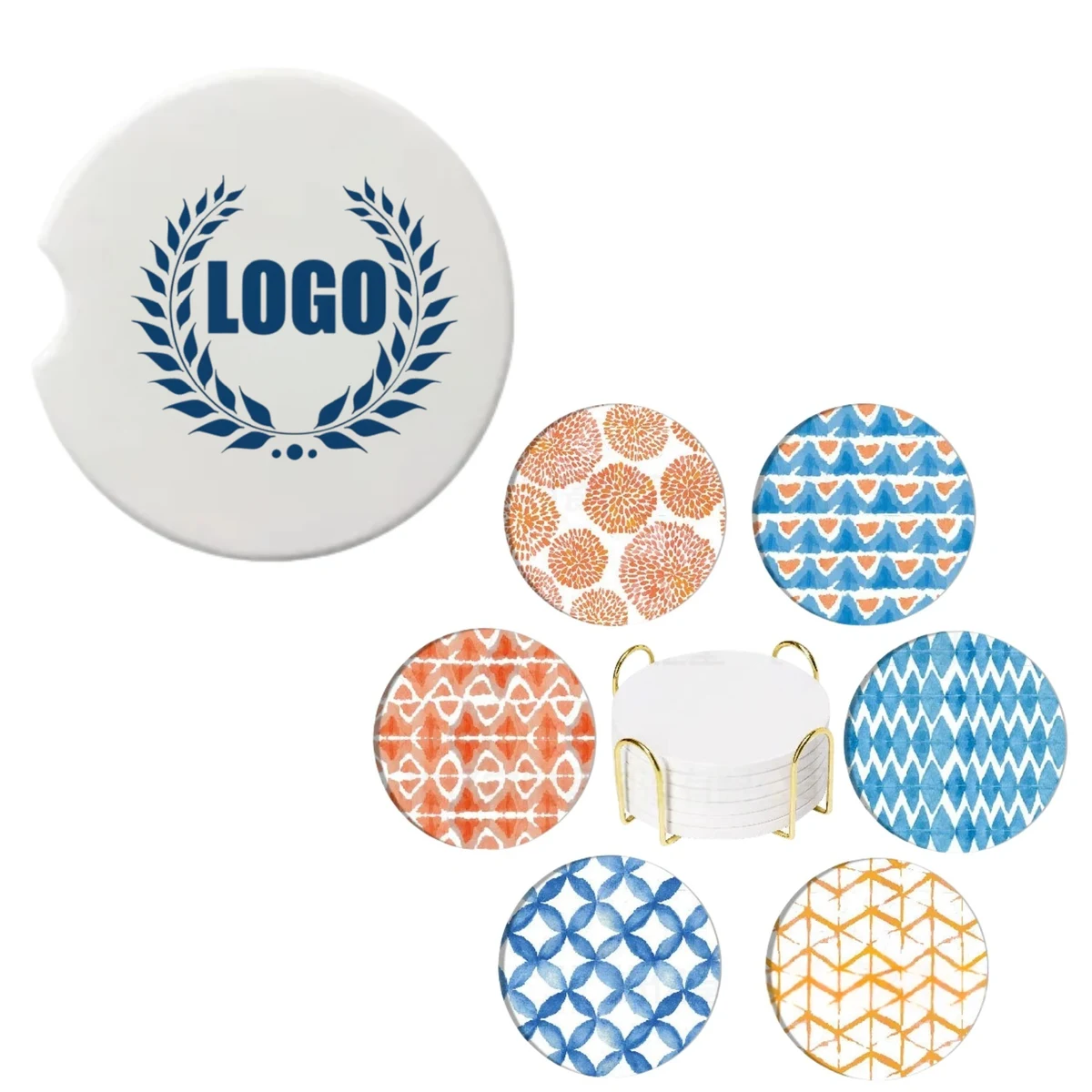 full Color Ceramic Drink Coaster 1