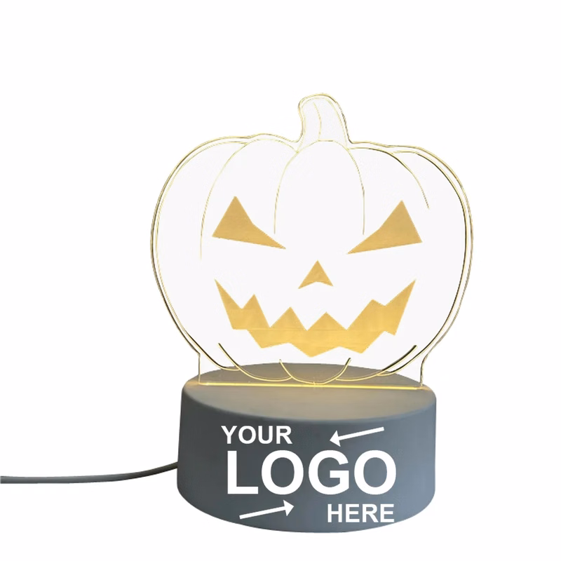 Halloween Pumpkin Bedside Night Light