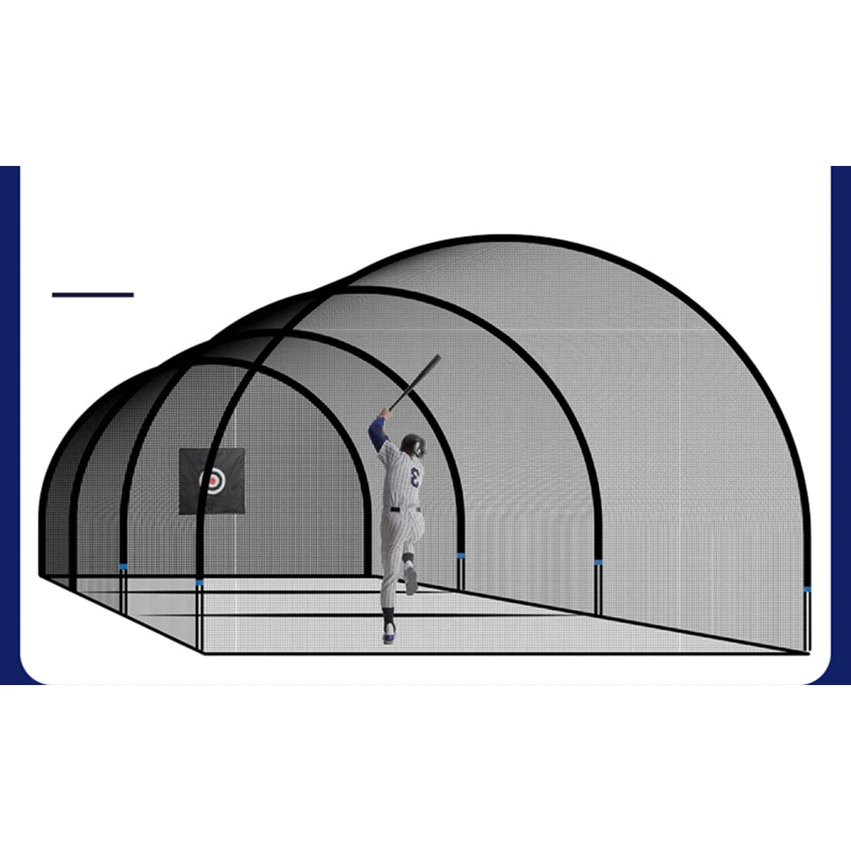 22ft Portable Baseball Batting Cage 1