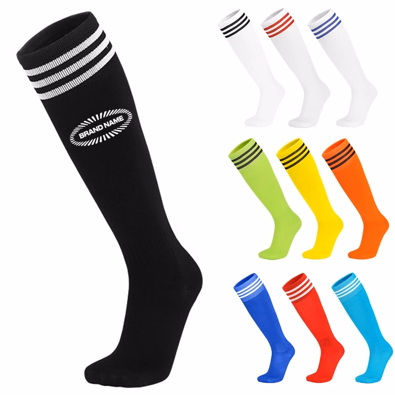 In Stock Durable Elastic Athletic Football Players Socks