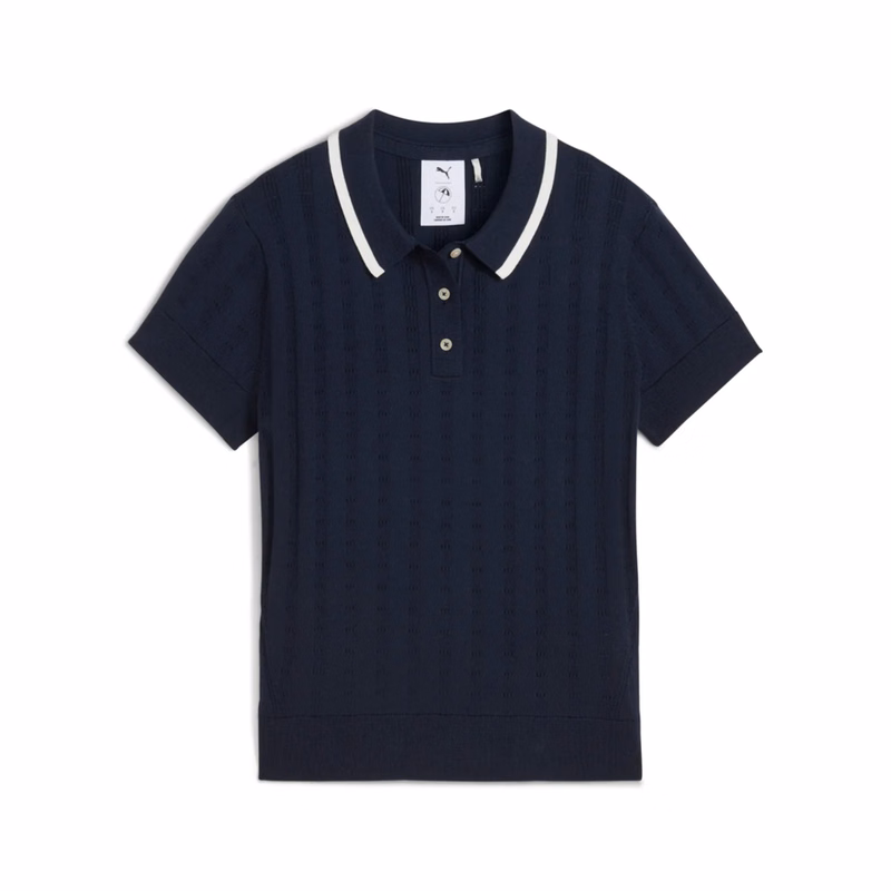 PUMA® Women's AP Pointelle Golf Polo with Custom Logo