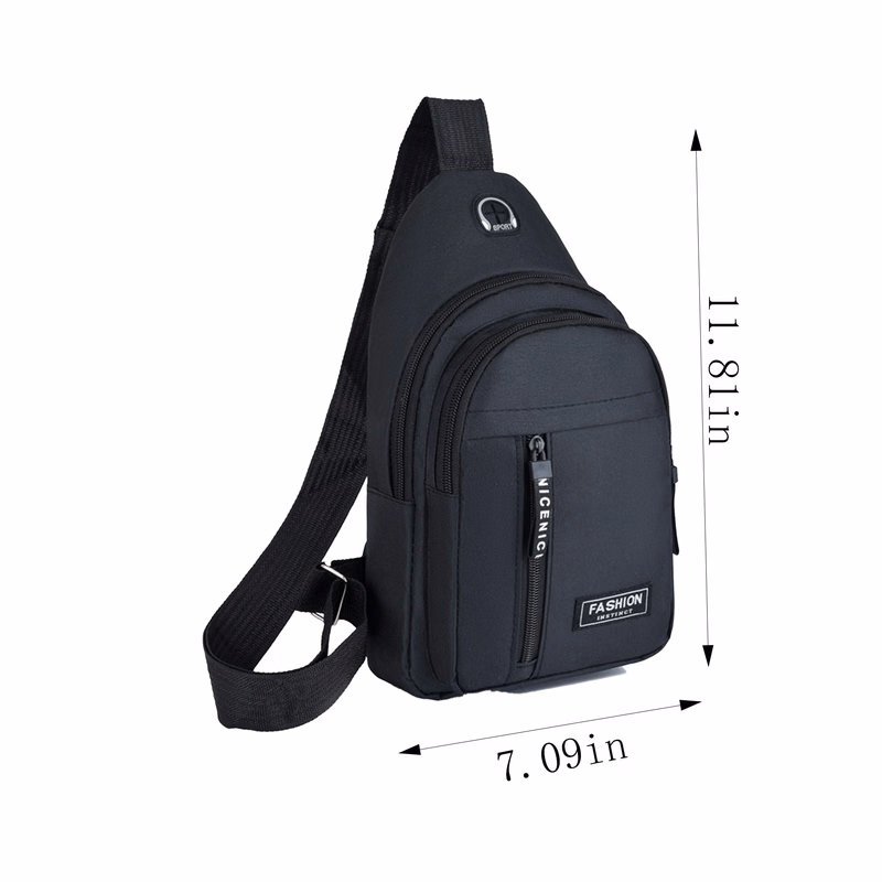 Small Oxford Crossbody Sling Backpack