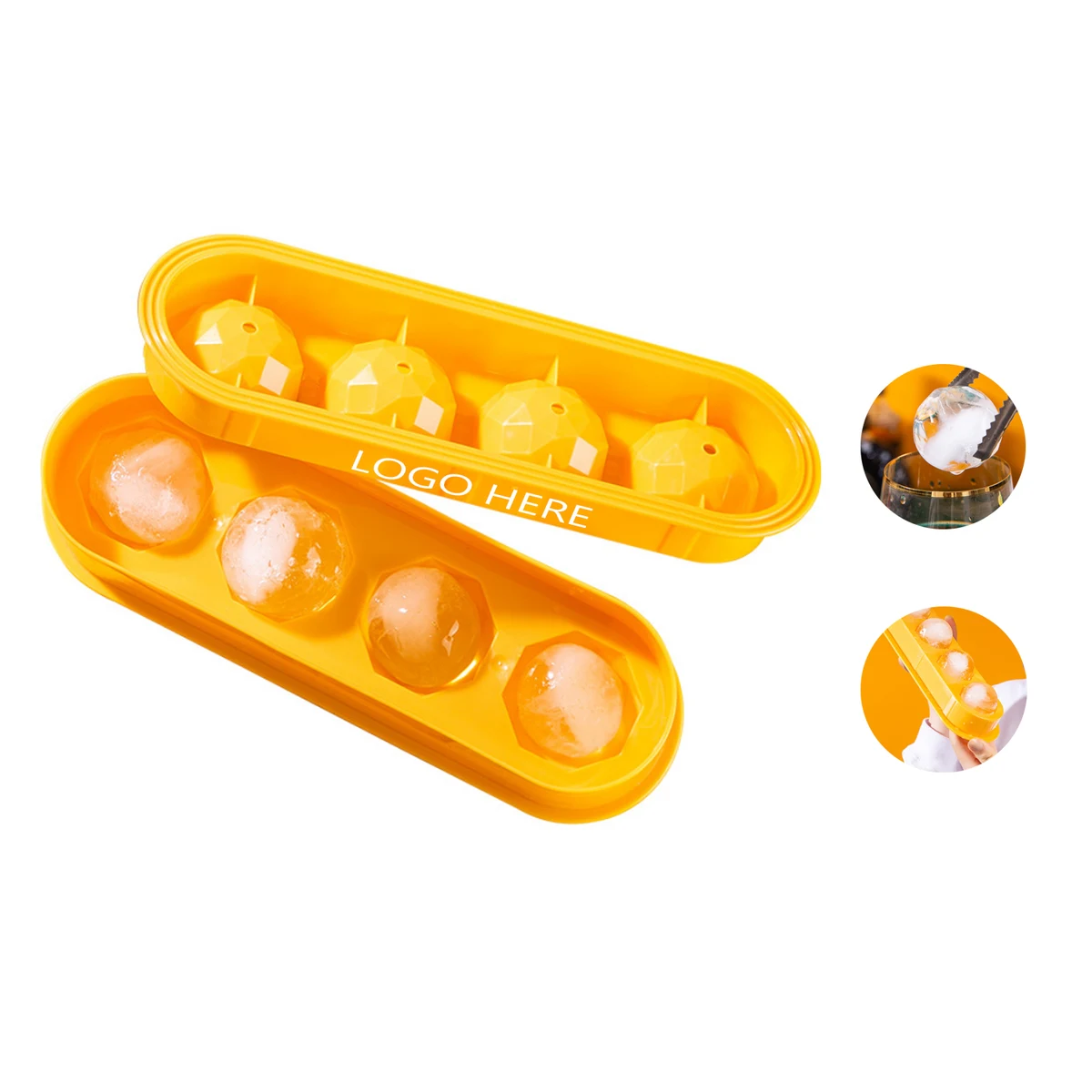 4 Grid Sphere Ice Ball Mold 1