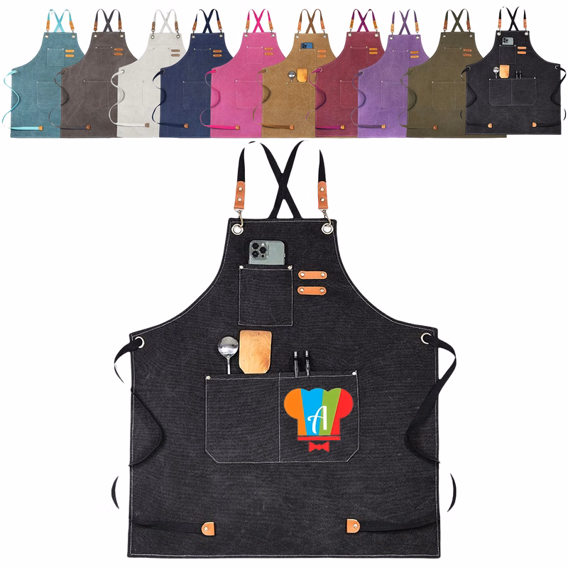 Kitchen Cooking Adjustable Canvas Apron