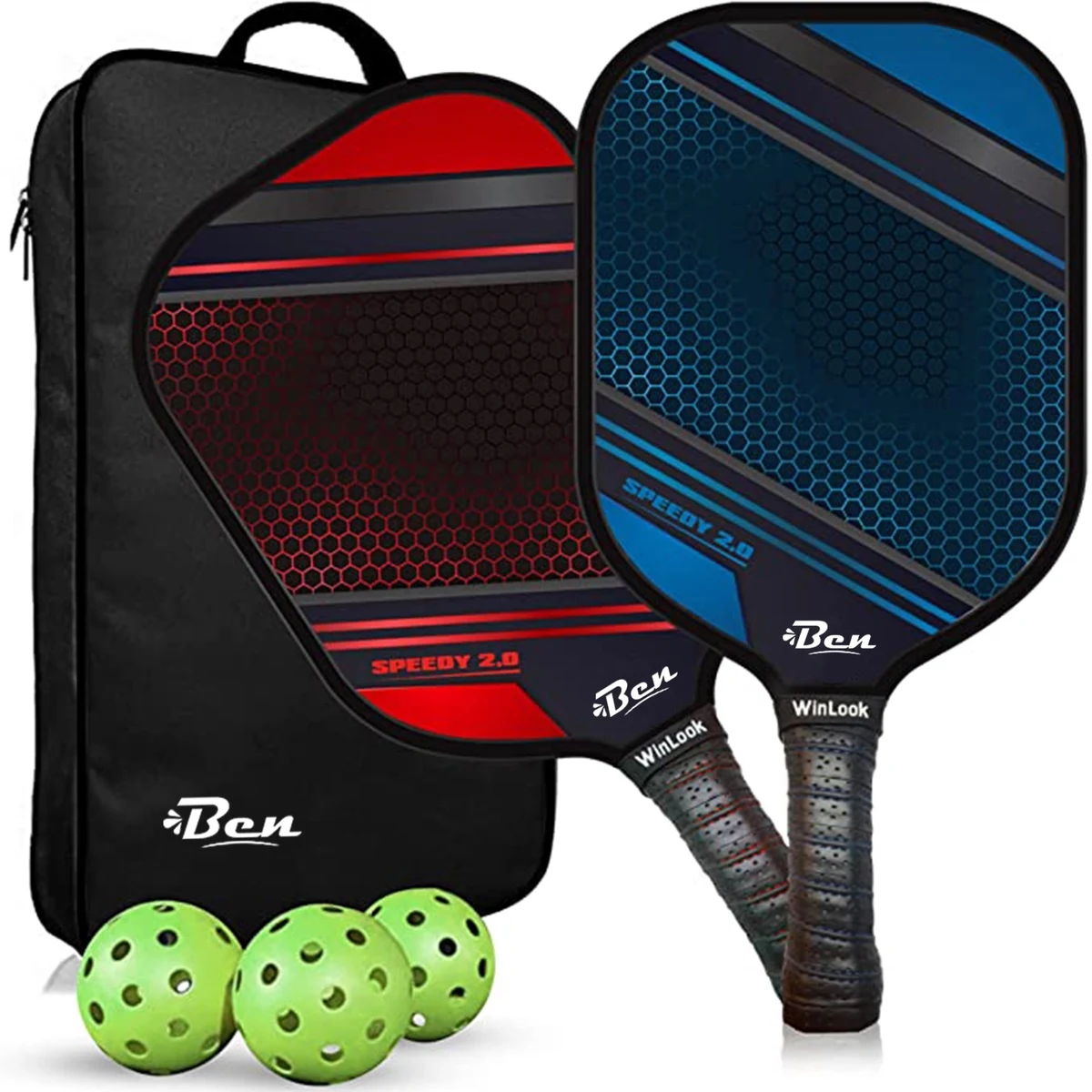 Pickle Ball Set With Imprint Full Color Logo 1