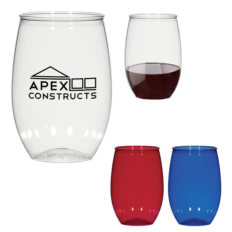 16 Oz. Stemless Wine Glass 1