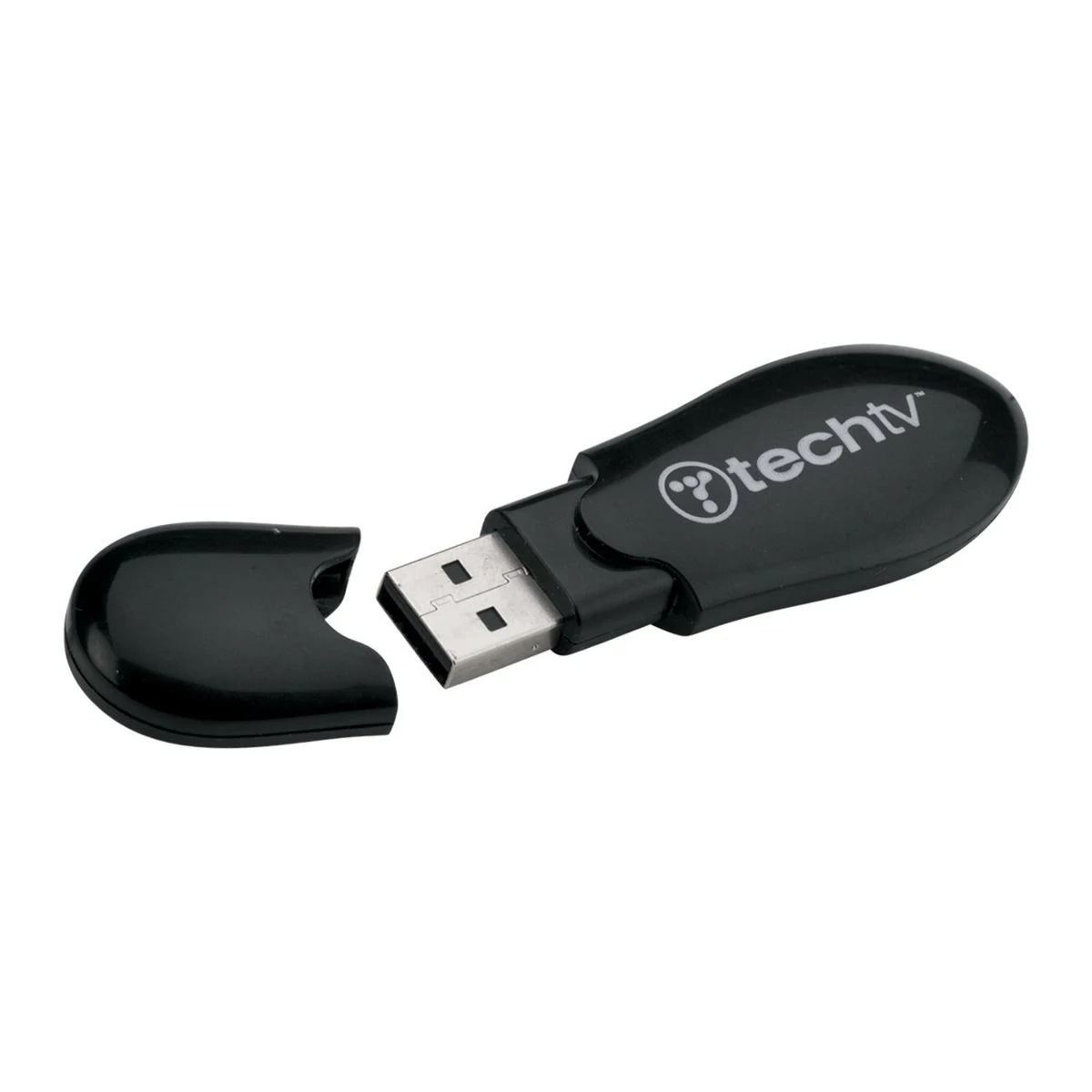 Curvy Flash Drive w/ Key Chain (64 MB) 1