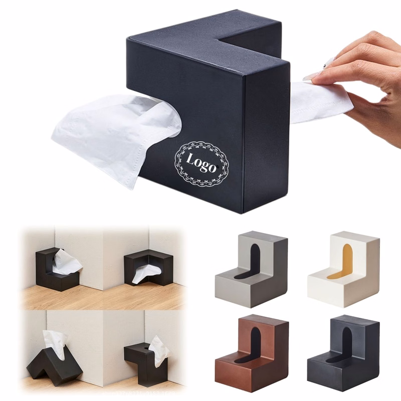 L-Shaped Tissue Box Holder