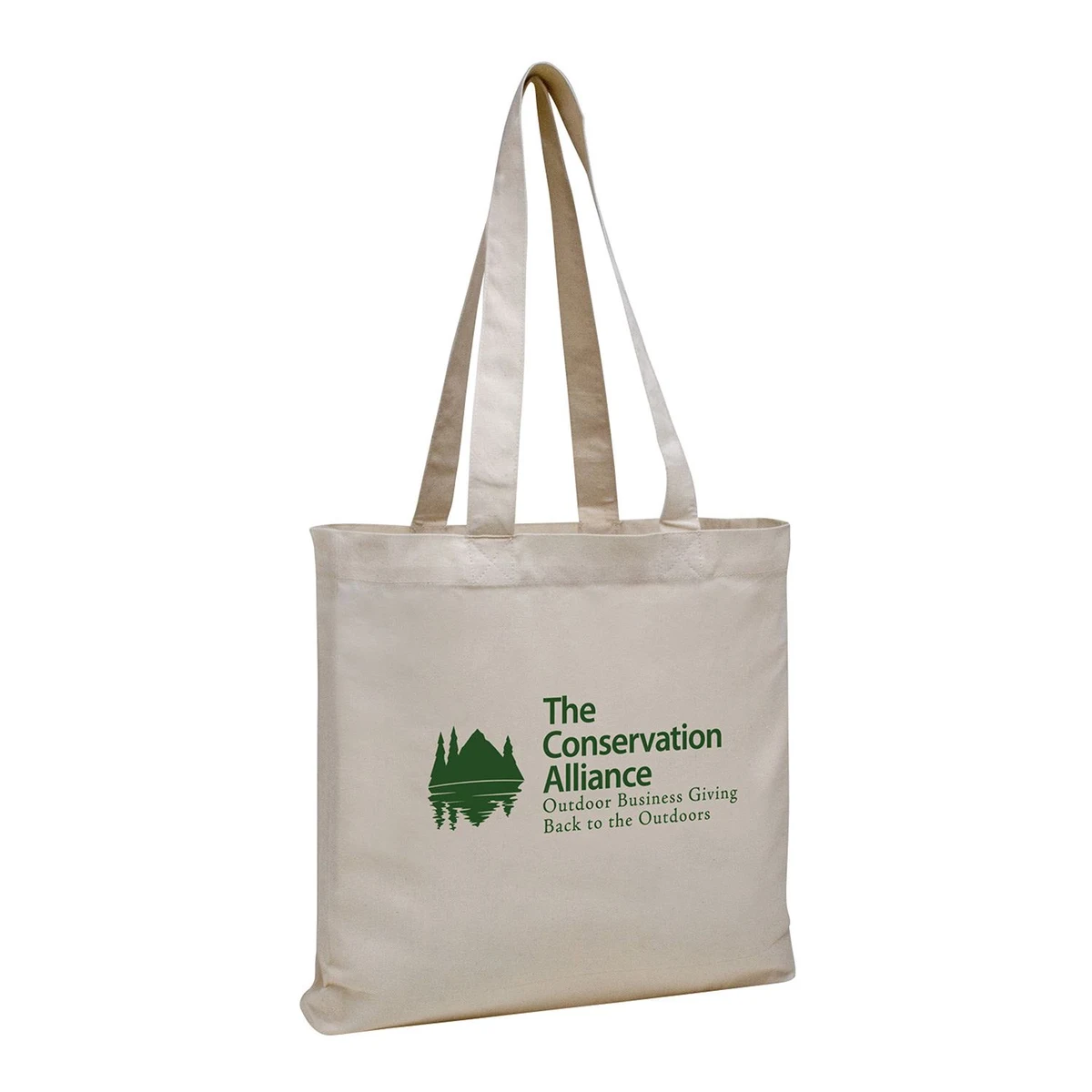 V Natural Organic Gusseted Tote 1